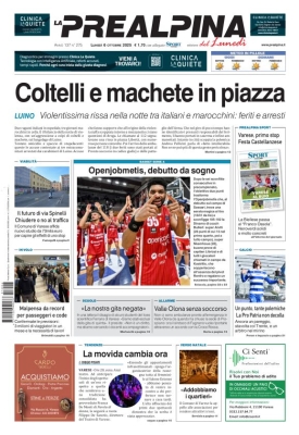 La Prealpina - Lunedi