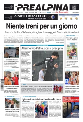 La Prealpina - Lunedi