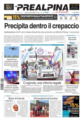 La Prealpina - Lunedi